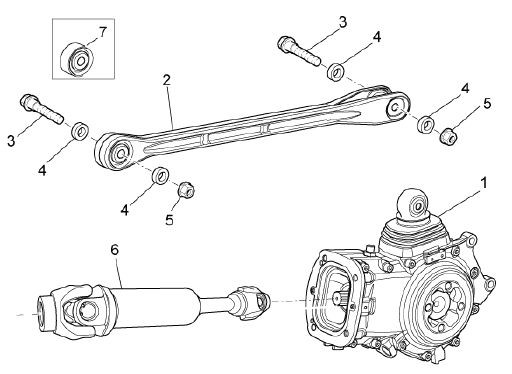 Motor Getriebe - Moto-Guzzi Breva 850ccm 4T AC 2006- ZGULPB