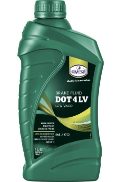 Eurol Bremsflüssigkeit, DOT 4 LV, 1 l, SAE J1703 / ISO 4925