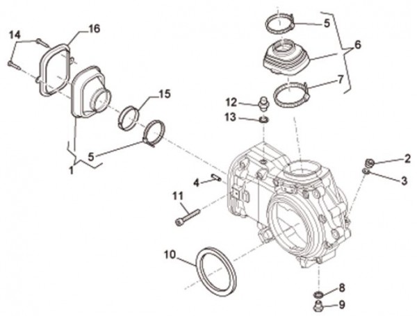 Motor Getriebe II - Moto-Guzzi Bellagio 940ccm 4T 2V AC 2008- ZGULYA00