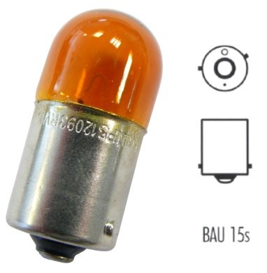 Philips Leuchtmittel, Glühlampe, 12 V, 10 W, BAU15s, orange