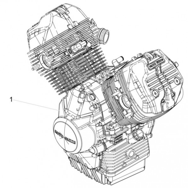 Motor Motor - Moto-Guzzi V 9 850ccm 4T 4V AC 2016- ZGULH000