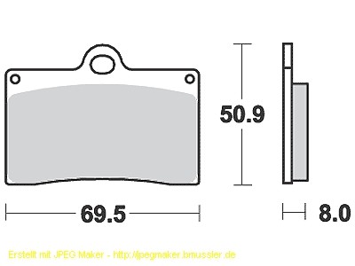 TRW Bremsbelagsatz, Rennsport Carbon, ohne Gutachten, MCB540CRQ