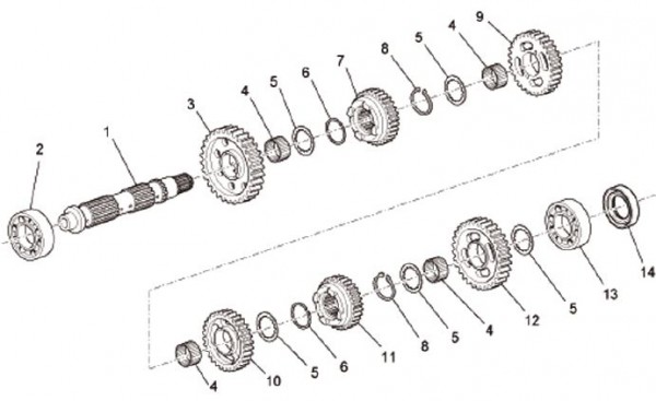 Motor Festrad - Moto-Guzzi Bellagio 940ccm 4T AC 2008- ZGULY000