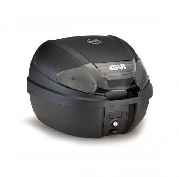 Givi E300 Tech - Monolock Topcase schwarz matt mit transparenten Reflektor *Sonderangebot*