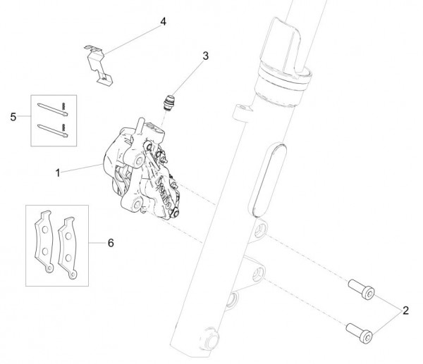 Bowdenzüge Bremsanlage vorn - Moto-Guzzi V 9 850ccm 4T 4V AC 2016- ZGULH000