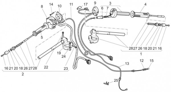Lenker Lenker - Moto-Guzzi V 11 1100ccm 4T AC 2002- ZGUKT001