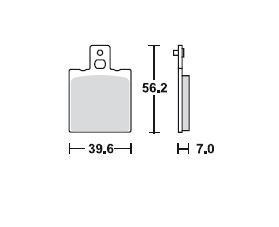 TRW Bremsbelagsatz, Sintermetall, mit ABE, MCB75SI