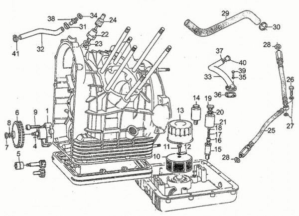 Motor Ölpumpe 1991 - Moto-Guzzi GT 1000ccm 4T AC 1990-