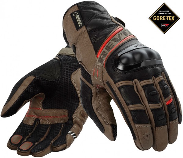 Revit Dominator GTX Handschuhe - Sand-Rot