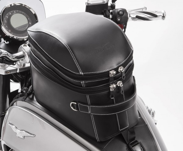 Original Tankrucksack, Leder, schwarz für Moto Guzzi Eldorado