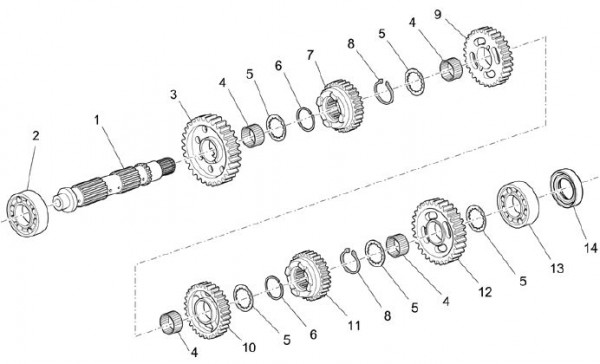 Motor Festrad - Moto-Guzzi Breva 1100ccm 4T AC 2006- ZGULPA