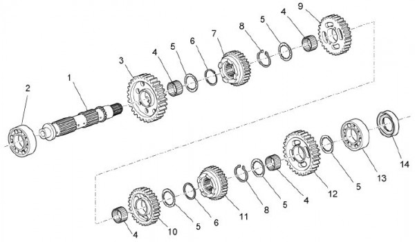 Motor Festrad - Moto-Guzzi Breva 1200ccm 4T AC 2007- ZGULPG