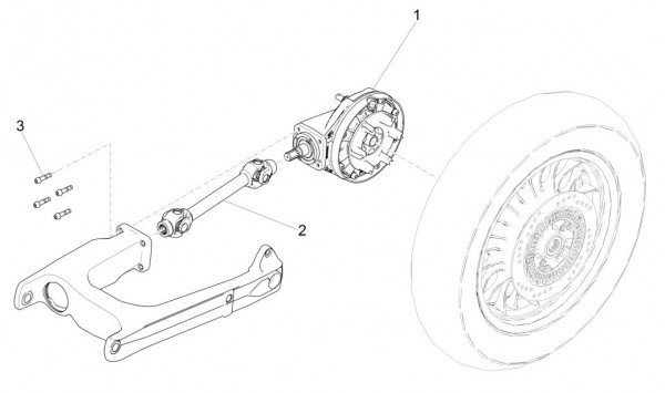 Motor Getriebe - Moto-Guzzi V 9 850ccm 4T 4V AC 2016- ZGULH000