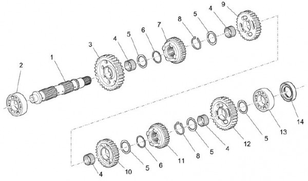 Motor Festrad - Moto-Guzzi Breva 850ccm 4T AC 2007- ZGULPB