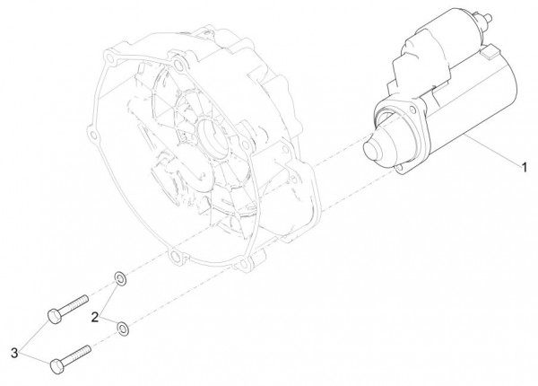 Motor Anlasser - Moto-Guzzi V 9 850ccm 4T 4V AC 2016- ZGULH000