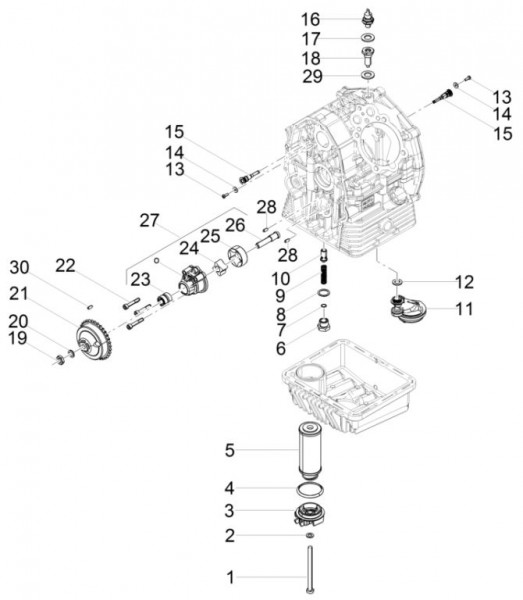 Motor Schmierung - Moto-Guzzi V 9 850ccm 4T 4V AC 2016- ZGULH000