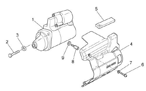 Motor Anlasser - Moto-Guzzi Breva 1200ccm 4T AC 2007- ZGULPG