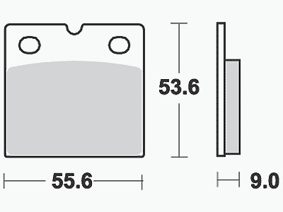 TRW Bremsbelagsatz, Sintermetall, mit ABE, MCB19SV