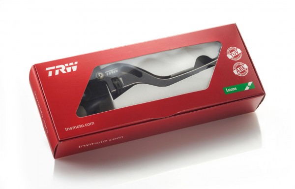 TRW Bremshebel, kurz, einstellbar, Aluminium, titan, MB1100T mit ABE