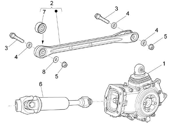 Motor Getriebe - Moto-Guzzi Breva 1100ccm 4T AC 2005- ZGULPA